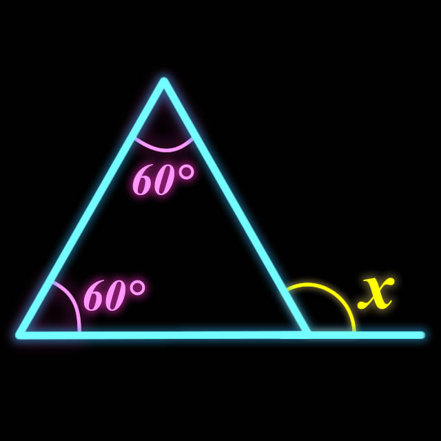 【脳トレクイズ】これは…正三角形だよね⁈ Xの角度を求めよ