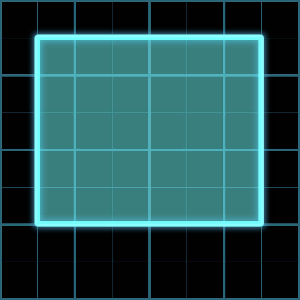 【脳トレクイズ】この図のハイライト部分の面積を求めましょう！一辺1の小さな正方形を使って計算してみてね。