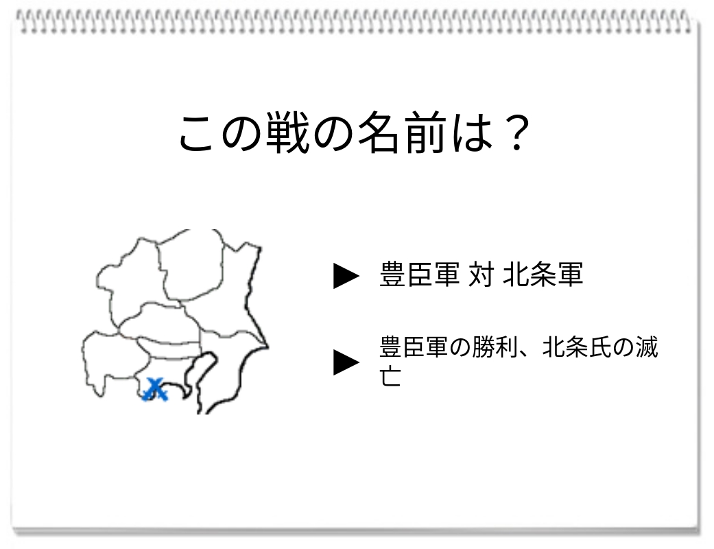 【脳トレクイズ】戦国時代クイズ！豊臣秀吉が全国統一を目指して行った最後の大きな戦は？