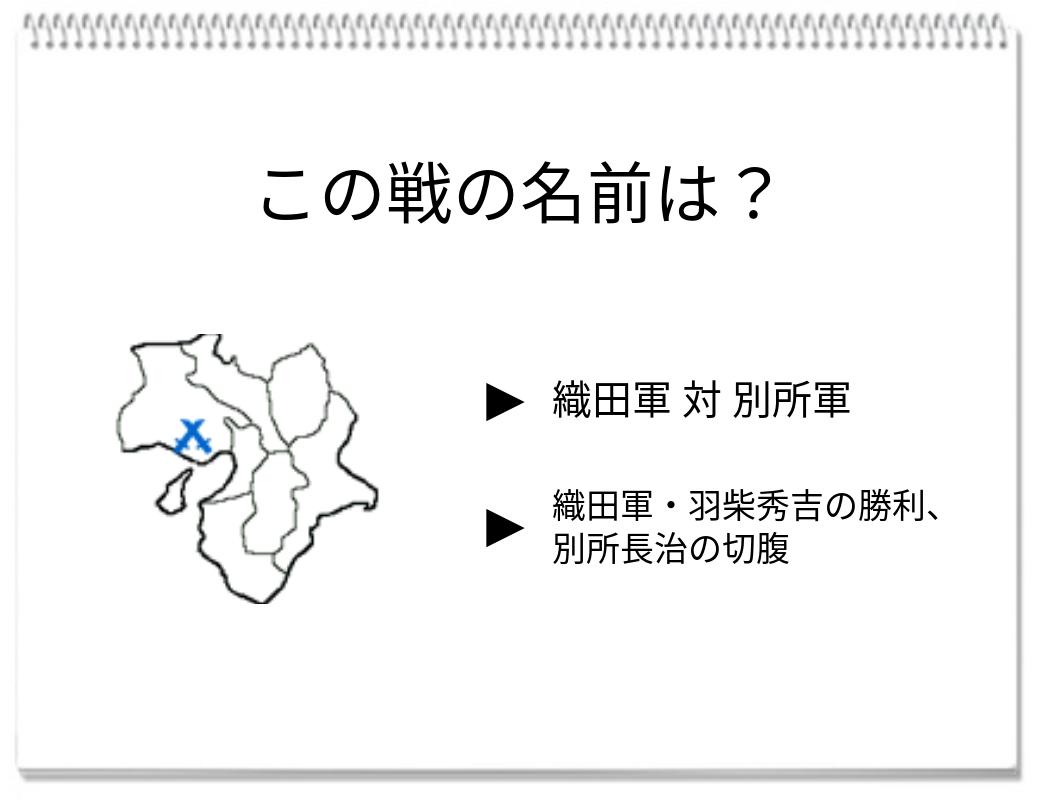 【脳トレクイズ】この戦の名前は何？戦国時代のクイズに挑もう！