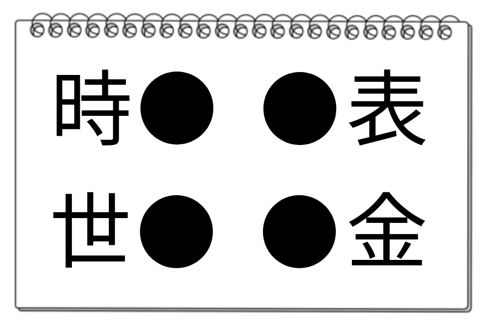 【脳トレクイズ】思考力を鍛える！漢字クイズ「●に入る漢字は？」に挑戦しよう！