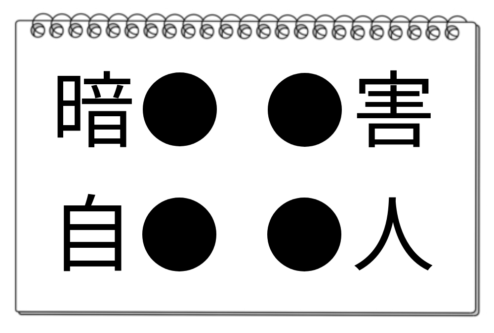 【脳トレクイズ】この漢字わかる？4つの熟語に共通する漢字を見つけて頭の体操に挑戦！