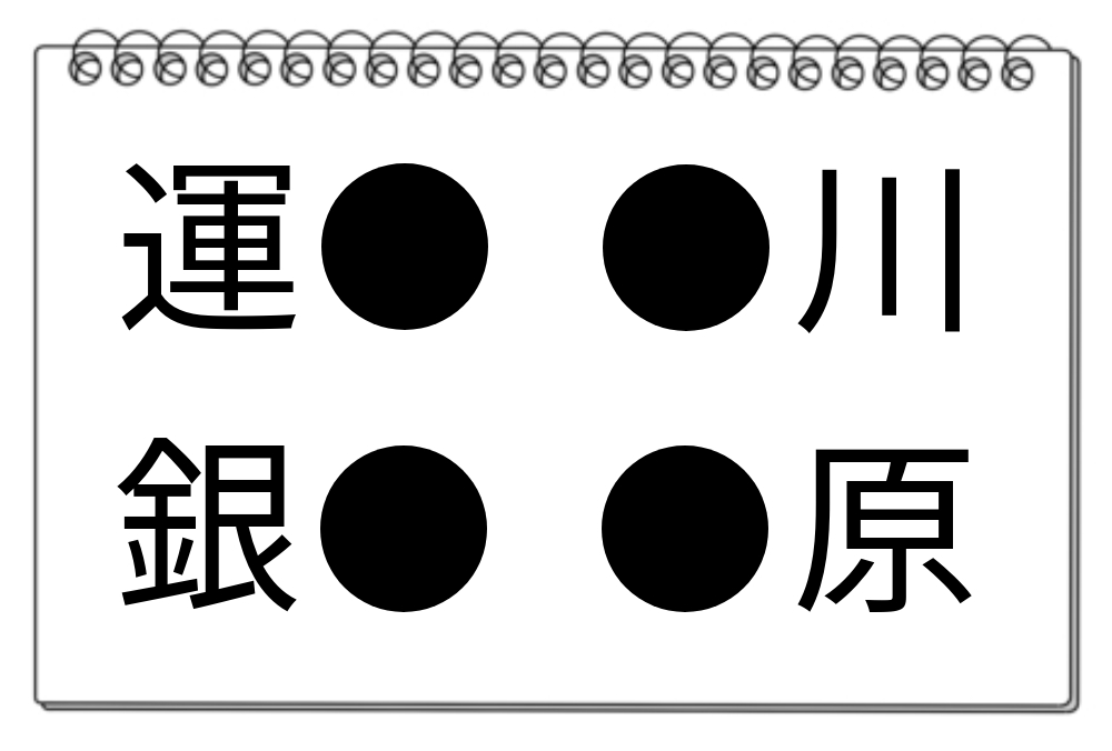 【脳トレクイズ】4つの熟語で共通する漢字を見つけよう！漢字クイズに挑戦！