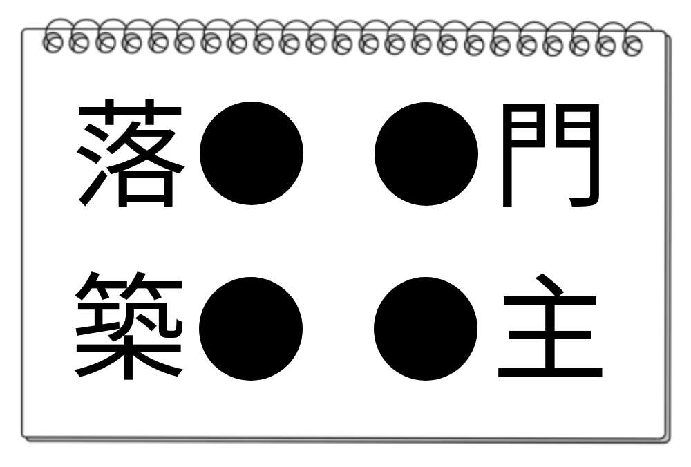 【脳トレクイズ】知的好奇心をくすぐる！4つの熟語に共通する漢字クイズに挑んでみよう