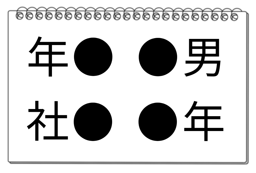 【脳トレクイズ】日々の脳トレに挑戦！4つの単語に共通する漢字を見つけよう！