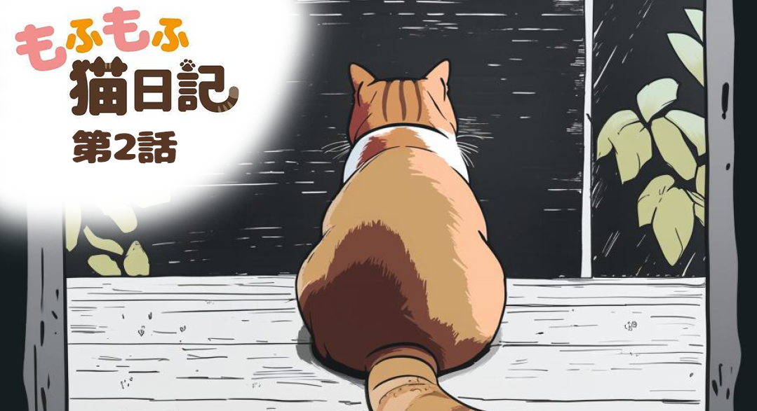 【もふもふ猫日記 第2話】壁とねこ【マンガでdポイント】