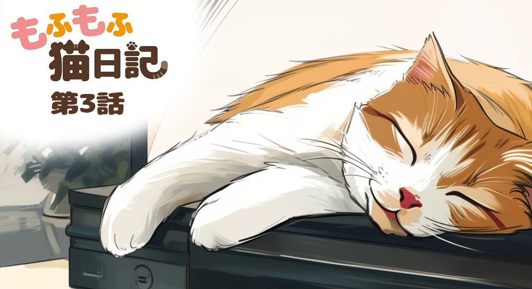 【もふもふ猫日記 第3話】ベッドとねこ【マンガでdポイント】