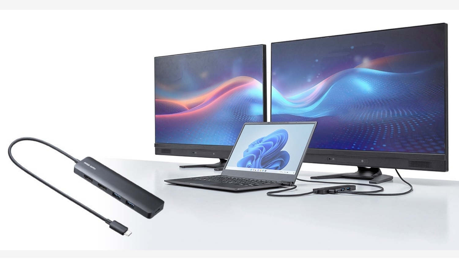 【Amazon調査隊】サンワサプライ、4K 2画面出力対応ドッキングステーションを発売