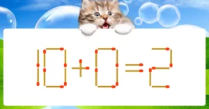 マッチ棒クイズ10＋0＝2
