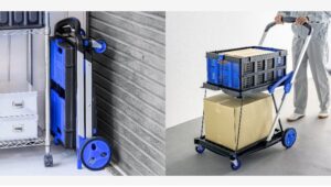 【Amazon調査隊】サンワサプライ、専用コンテナ付きの2段式折りたたみカート発売