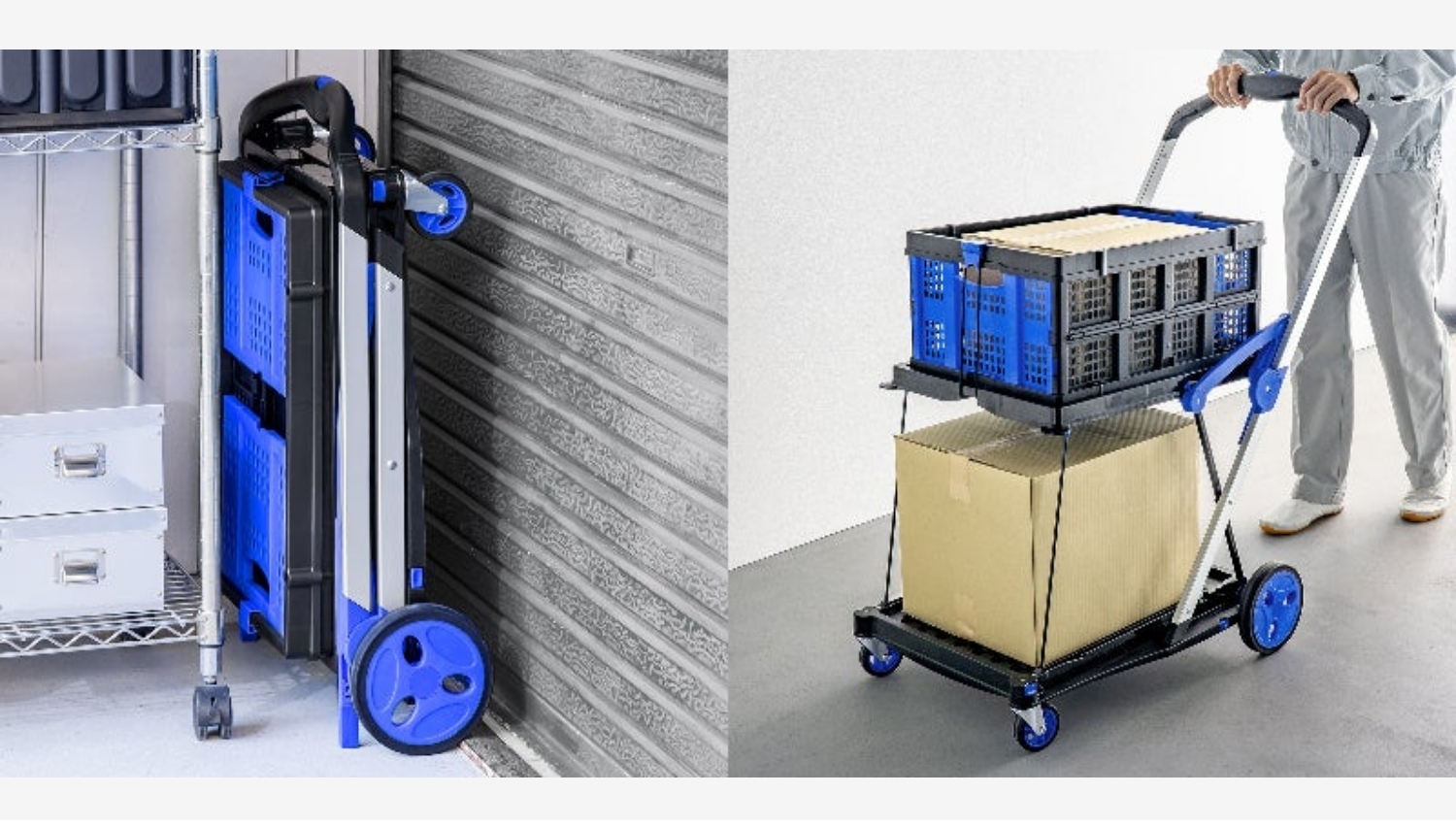 【Amazon調査隊】サンワサプライ、専用コンテナ付きの2段式折りたたみカート発売