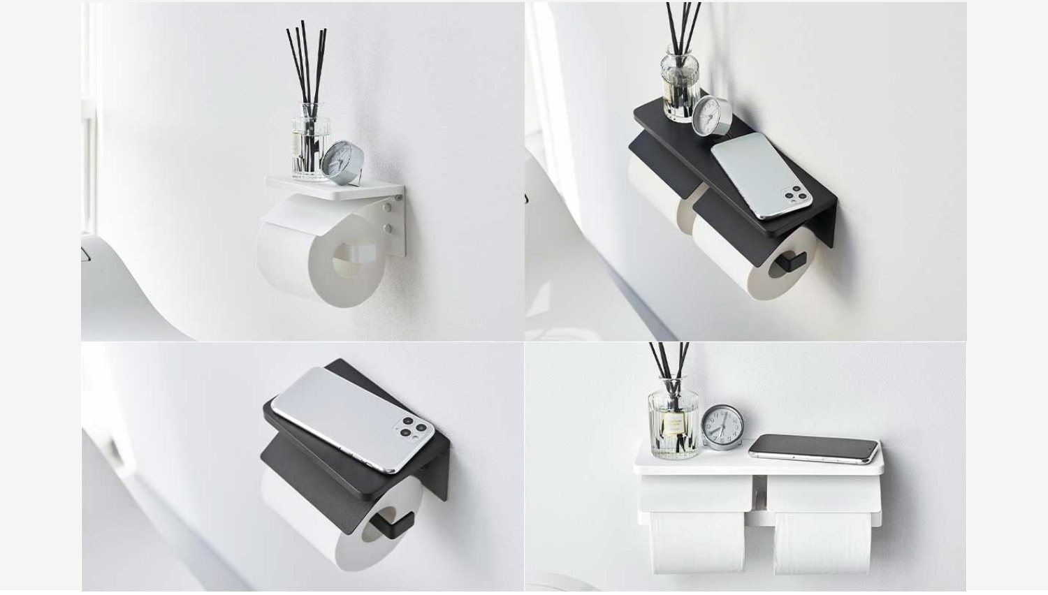 【Amazon調査隊】山崎実業から新発売!便利でおしゃれなトイレットペーパーホルダー