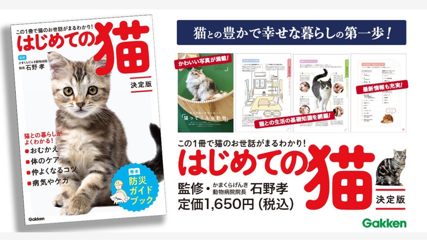 【Amazon調査隊】学研の新刊『はじめての猫 決定版』で猫ライフをスタート