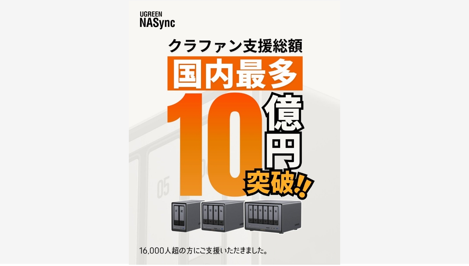 【Amazon調査隊】UGREEN、日本国内クラウドファンディング史上最高額を更新