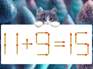 マッチ棒クイズ11＋9＝15