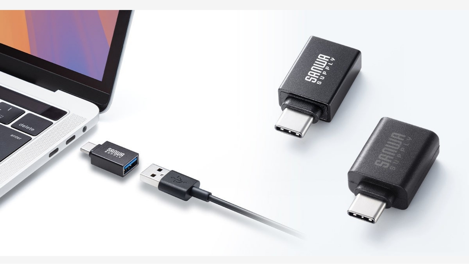 【Amazon調査隊】サンワサプライ、USB AをType-Cに変換するアダプタ発売