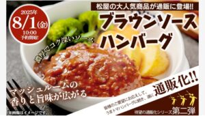 【ポイ活おすすめ情報】松屋フーズの新冷凍食品、ブラウンソースハンバーグ登場！