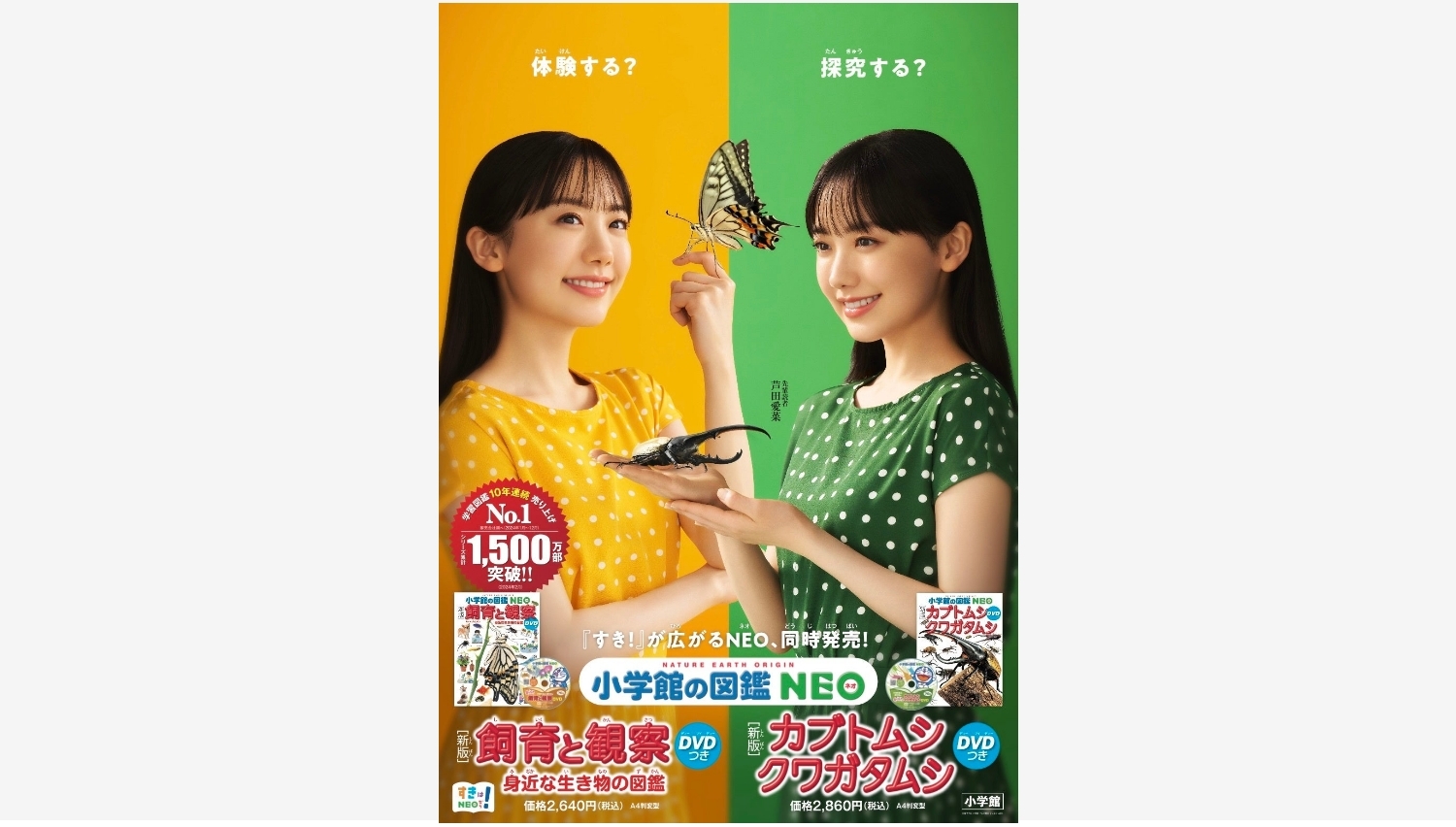 【Amazon調査隊】小学館の図鑑NEO、新版2冊と新CMで夏を彩る
