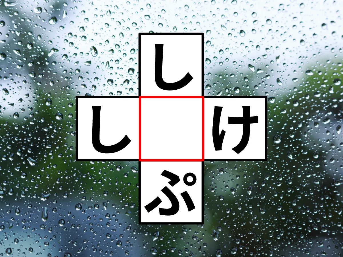 クロスワード「し○ぷ」「し○け」