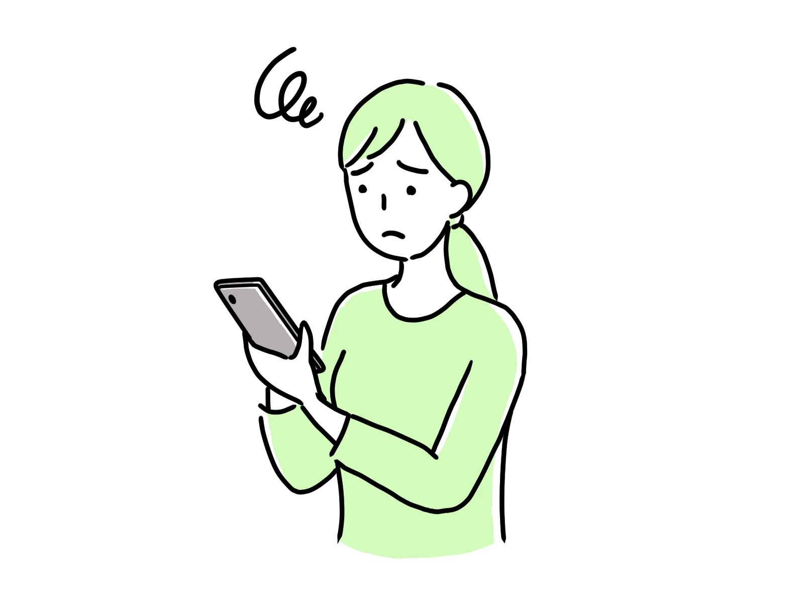 スマホに不具合が発生しているとき